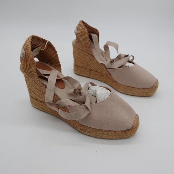 8 BY YOOX WOMEN ESPADRILLE WEDGE SHOES - BNIB - Picture 1 of 8